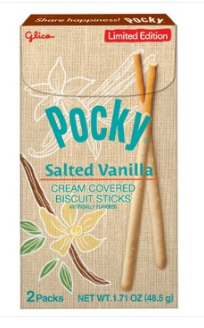 (S2-04) Pocky LE Salted Vanilla - 1.71oz (48g) x 10 Units