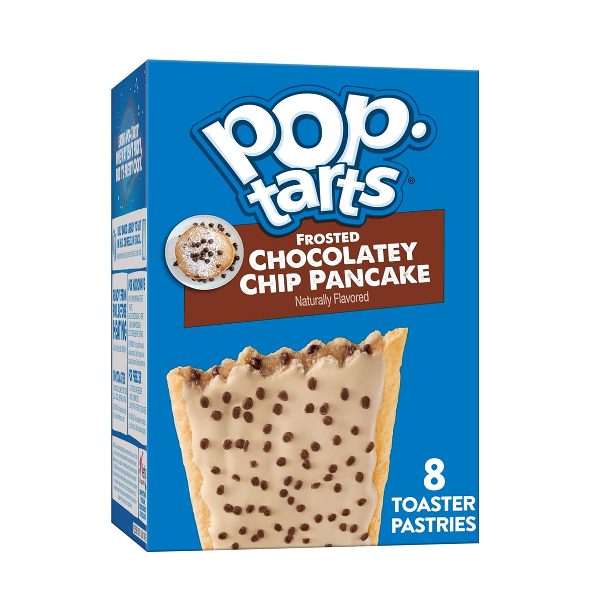 (S2-07) US - Cool - Pop Tarts - Frosted Chocolatey Chip Pancake (8 Toasters) 13.50oz (384g) x 1 Box (Boxes with minor damage due to shipping)