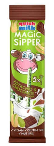 (S9-07) Quick Milk - Magic Sipper - Pistachio and Chocolate 30g x 20 units