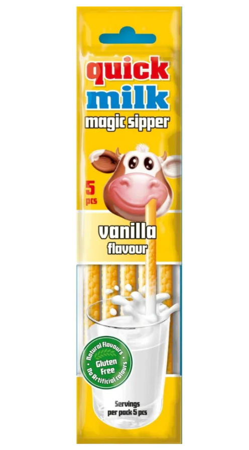 (S6-07) - Quick Milk - Magic Sipper - Vanilla 30g x 20 units