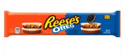 (S2-01) US - REESES OREO Milk Chocolate & White Creme Cups Cookies - KING SIZE - 2.8oz(79g) x 24 Units
