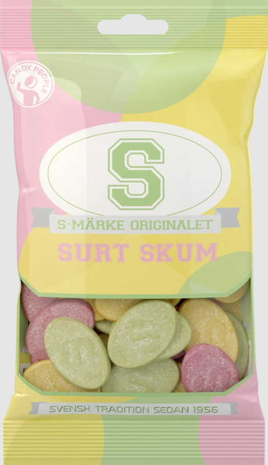 (S6-14) Sweden - S-Marke - Skum Surt 70g x 14 Units