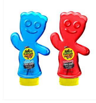 (S1 - 01) Box - China - Sour Patch Kids Liquid Candy Asst - Red/Blue - 2.7oz (77g) x 12 Units - SugarMarket.ca