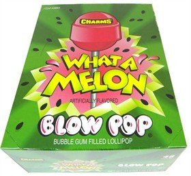 (S1 - 01) Box - Us - Charms Blow Pop What - A - Melon 48 units - SugarMarket.ca