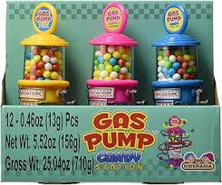 (S1 - 02) Box - CHINA - Kidsmania Gas Pump Candy Dispenser x 12 units - SugarMarket.ca