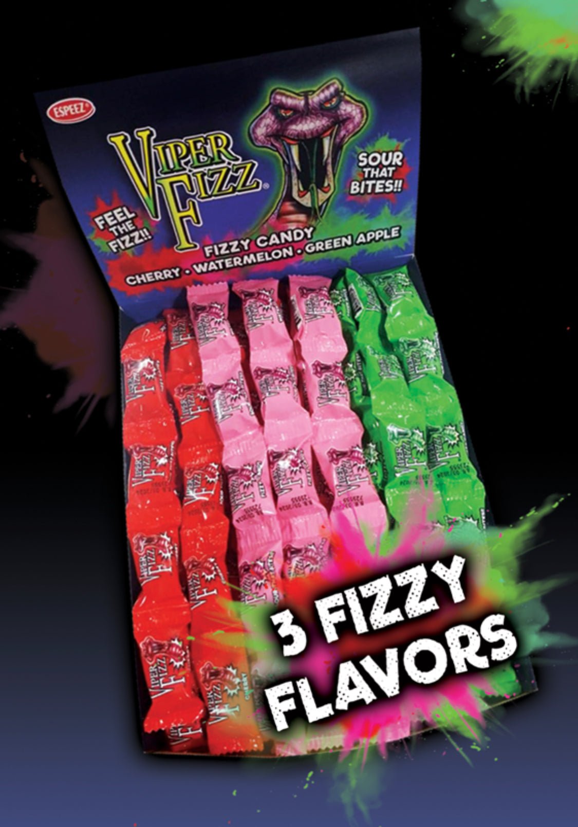 (S1 - 03) Box - CHINA - Espeez Viper - Fizz x 48 units - SugarMarket.ca