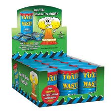 (S1 - 03) Box - Pakistan - Toxic Waste Drums - Sour Blue Drums 1.48oz (42g) x 12 units - SugarMarket.ca