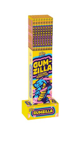 (S1 - 03) Box - Too Tarts - Gumzilla Bubblegum 3oz (85g) x 96 units - SugarMarket.ca