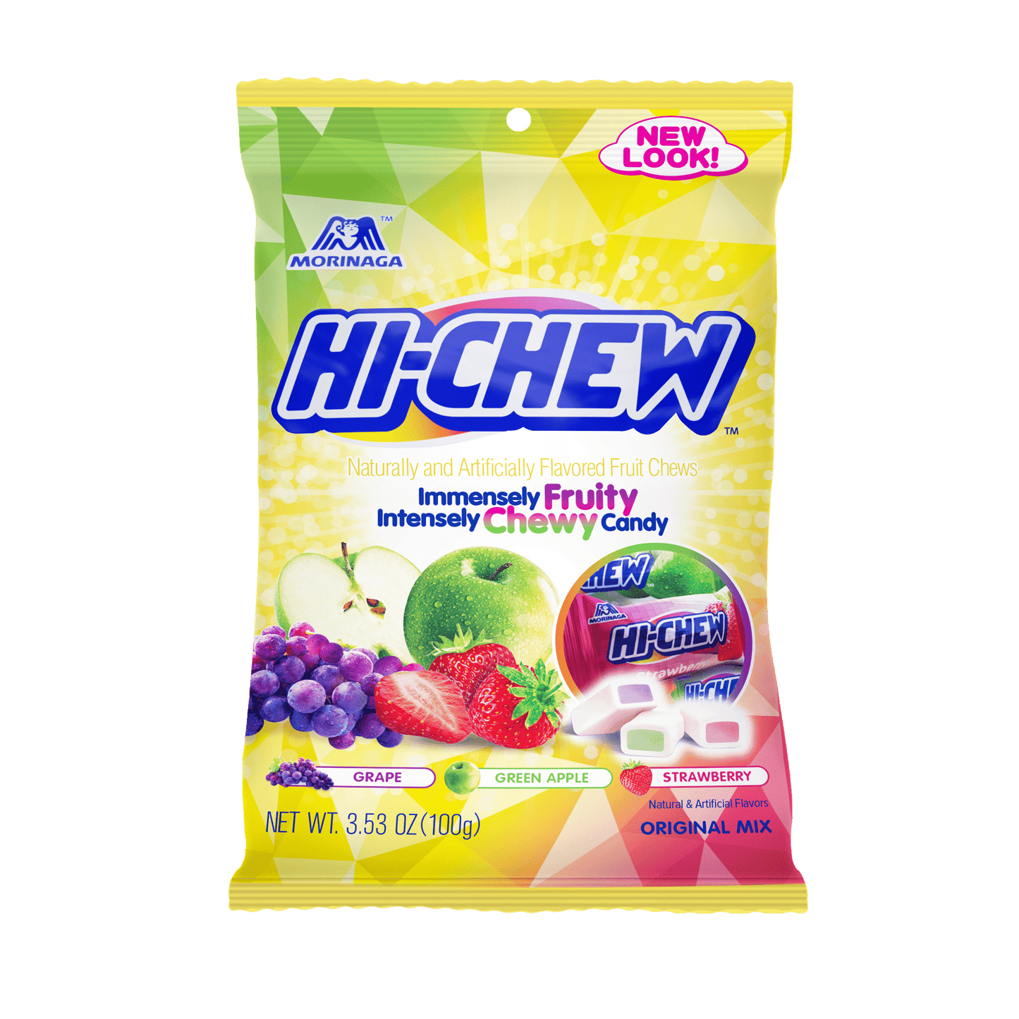 (S1 - 03) Box - US - Hi - Chew Bag Original Mix 3.53oz (100g) x 6 units - SugarMarket.ca