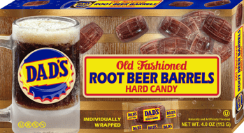 (S1 - 04) Box - Us - Theater Box - Dad's Root Beer Barrel 4 oz (113g) x 12 Units - SugarMarket.ca