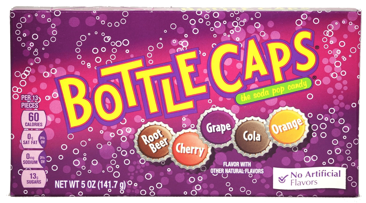 (S1 - 04) Box - Us - Theater Box WONKA Bottle Caps Box (x10 units) - SugarMarket.ca