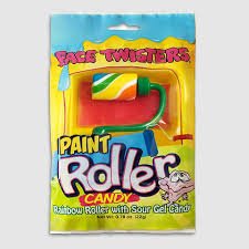 (S1 - 06) Box - China - Face Twisters - Paint Roller Candy 0.78oz (22g) x 12 units - SugarMarket.ca