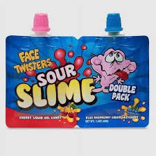 (S1 - 06) Box - China - Face Twisters - Sour Slime 1.4oz (40g) x 18 units - SugarMarket.ca