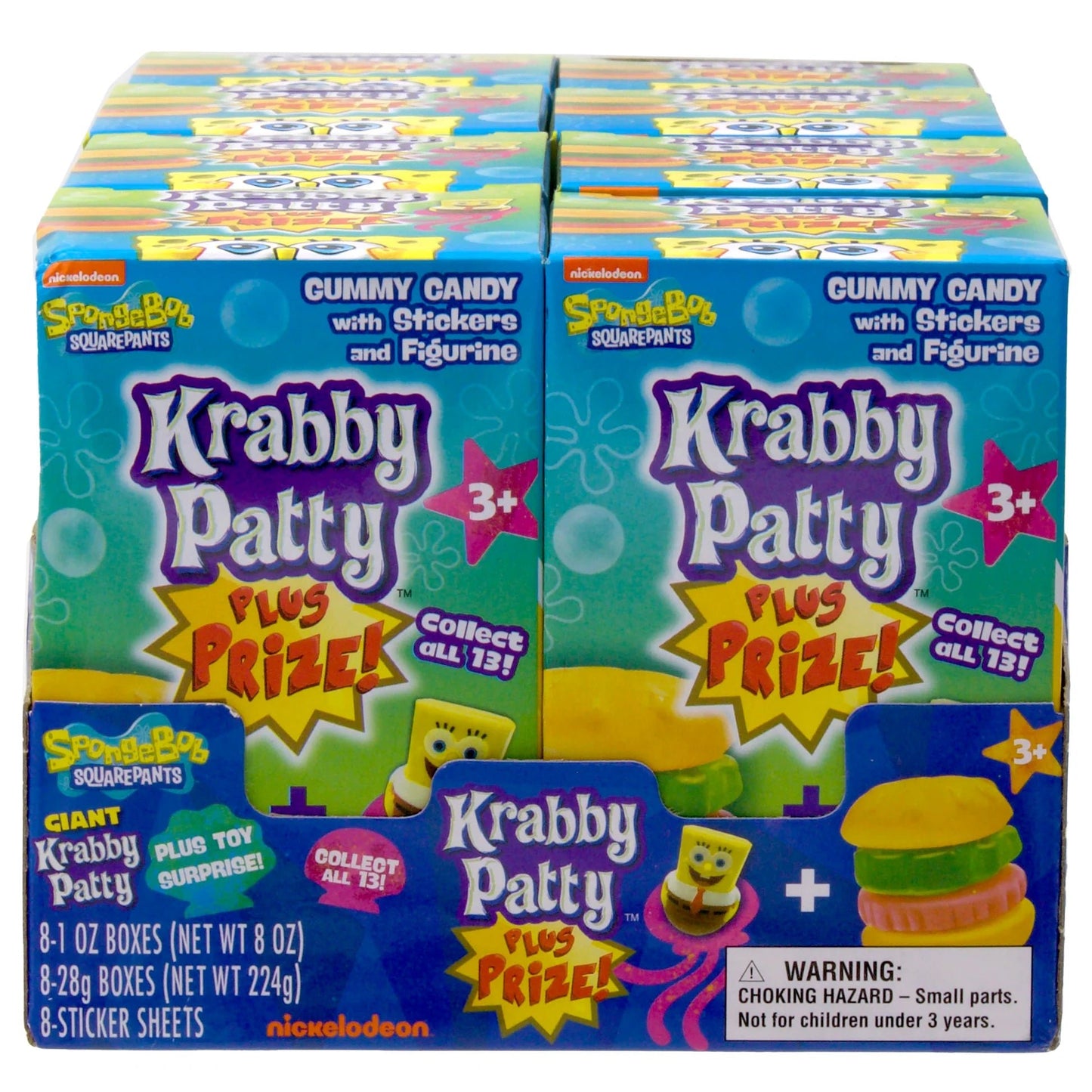 (S1 - 06) Box - China - Frankford Krabby Patty Plus Prize 1oz (28g) x 8 units - SugarMarket.ca