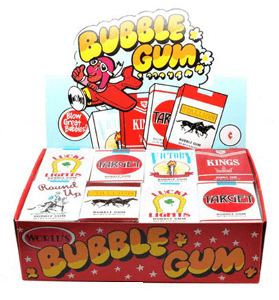 (S1 - 06) Box - US - Gum - Candy Sticks - King Size Bubblegum 24 units - SugarMarket.ca