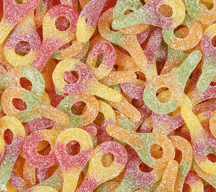 (S1 - 10) Bulk - Huer - Mini Sour Suckers x1kg - SugarMarket.ca