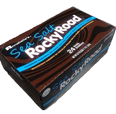 (S2 - 01) Box - Us - Rocky Road - Sea Salt Dark Choc 1.65oz (46.77g) x 24 units - SugarMarket.ca