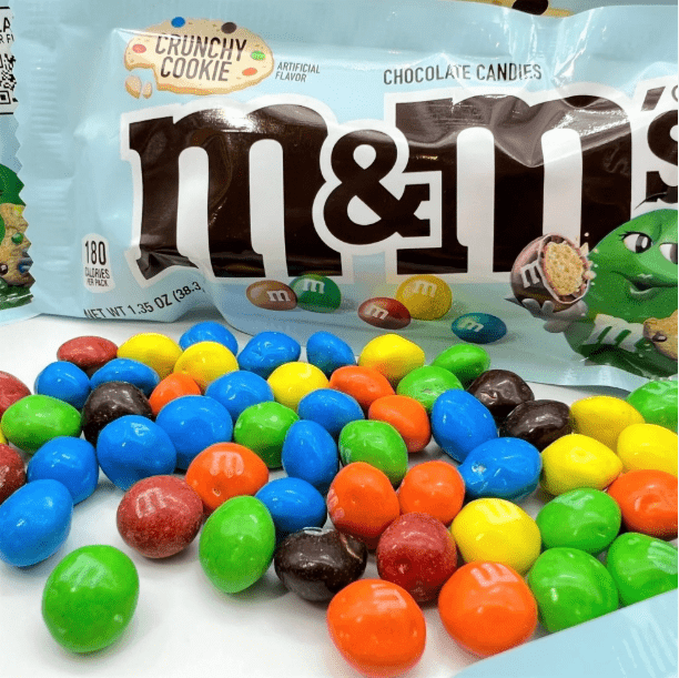 (S2 - 03) Box - US - M&M - Crunchy Milk Chocolate Standard Size 1.35oz (38.3g) x 24 Units - SugarMarket.ca