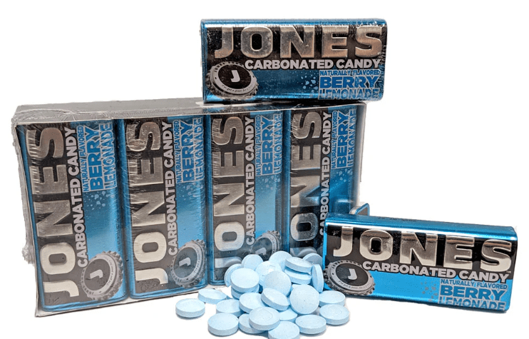 (S2 - 04) Box - Big Sky - Jones Candy TIN Berry Lemonade 25g x 8 units - SugarMarket.ca