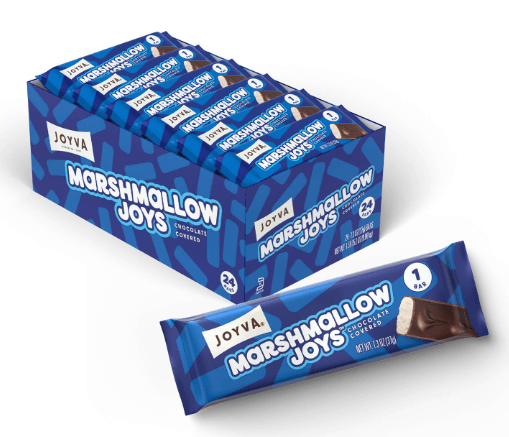 (S2 - 04) Box - US - Joyva Marshmallow Joys Chocolate Bars 1.3oz(37g) X 24 Units - SugarMarket.ca