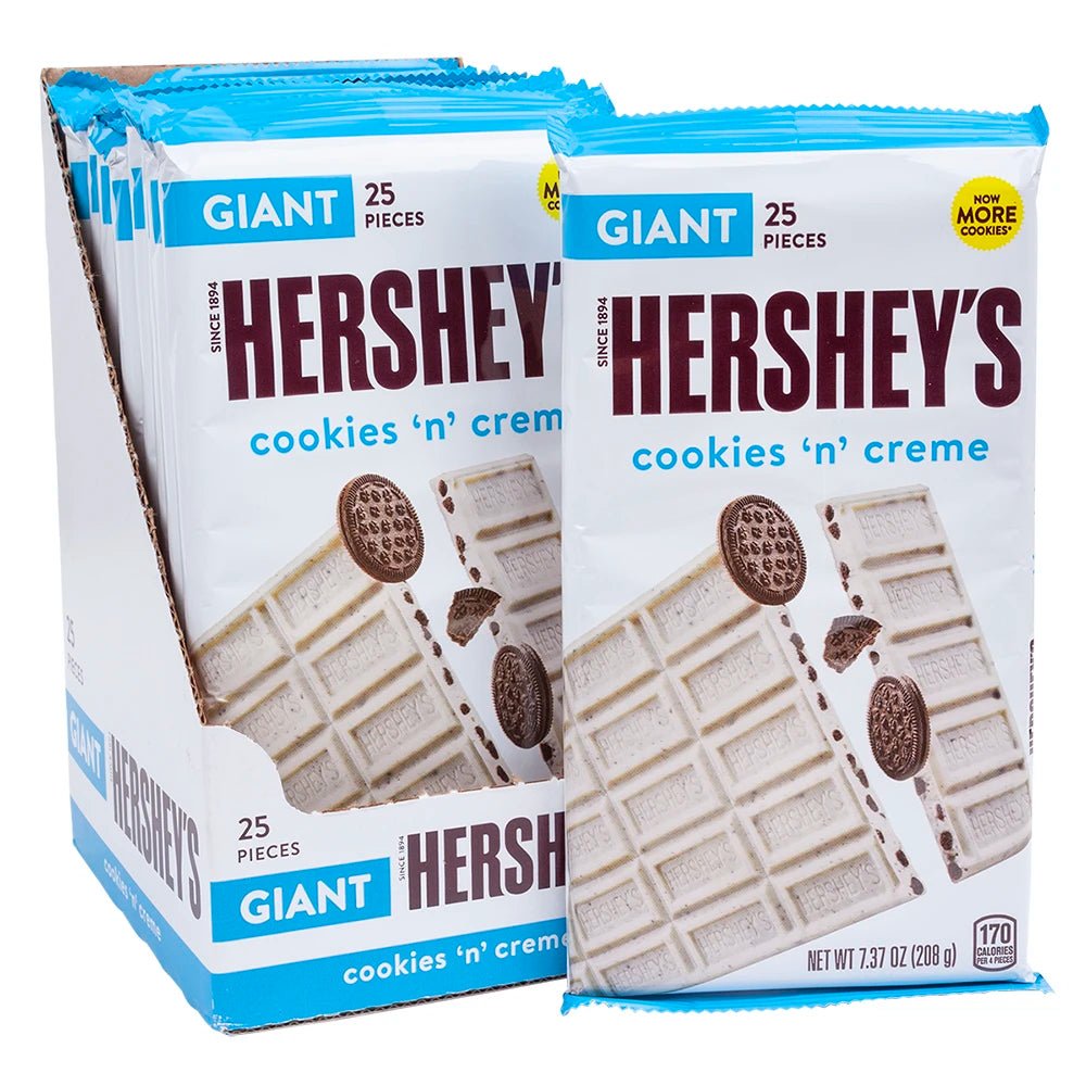 (S2 - 07) Box - US - Cookies N Creme Giant Bar 7.37 oz x (95.53g)12 units - SugarMarket.ca