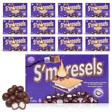 (S2 - 08) Box - Us - Theater Box Cookie Dough - S'moresels 3.1oz (88g) x 12 units - SugarMarket.ca