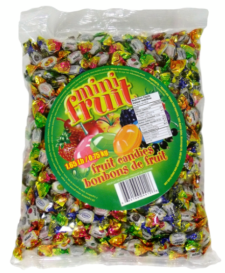 (S3 - 01) Box - Bulk - Imperial Mini Fruit Candies 1.65lb (750g) x 1 Unit - SugarMarket.ca