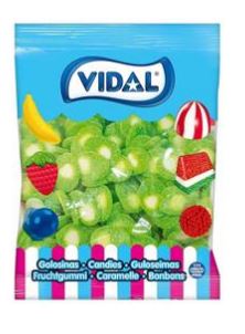 (S3 - 02) SPAIN - Bulk - Vidal Sour Kiwi Slices 2.2 Lb (1kg) x 1 Bag - SugarMarket.ca