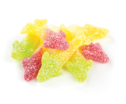 (S3 - 03) Box - Bulk - Gustaf Sour Gummy Sharks - 4.4lb(2kg) x 1 Bag - SugarMarket.ca