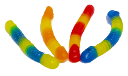 (S3 - 03) Spain - Bulk - Vidal Sugar Free Asssorted Worms - 2.2lb x 1 Bag - SugarMarket.ca