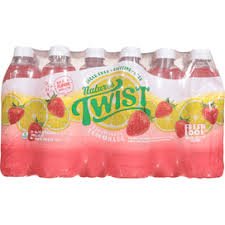 (S5 - 02) Box - US - BEVERAGE - Nature Twist Sugar Free Strawberry Lemon16.9 fl OZ (500ML) x 24 UNITS (Buyer is responsible if drinks may leak during shipping and weather) - SugarMarket.ca