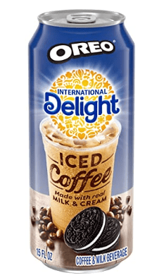 (S5 - 03) Box - US - Beverage - International Delight Iced Coffee - Oreo Cookie, 15 Fl Oz (443ml) x 12 units (Buyer is responsible if drinks may leak during shipping and weather) - SugarMarket.ca