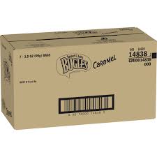 (S6 - 04) Box - US - Chips - Bugles - Caramel 3.5oz (99g) x 7 units (chips bags may be deflated during shipping) - SugarMarket.ca
