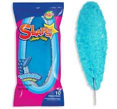 (S6 - 06) Box - Slaps Candy - TAMARIND Blue 10 - Pk 3.33OZ (95g) x 25 units - SugarMarket.ca