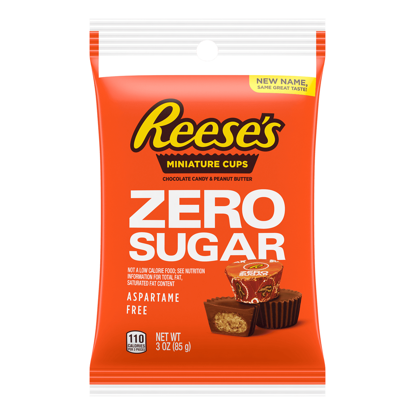 (S7 - 10) Box - Us - Sugar Free - Reese Peanut Butter Cup Miniatures Peg Bag 3oz x 12 units - SugarMarket.ca