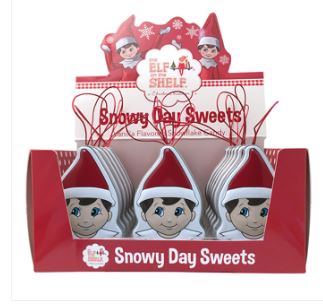 (S8 - 08) Box - XMAS - Boston America Elf on the Shelf - Snowy Day Sweets x 18 Units - SugarMarket.ca
