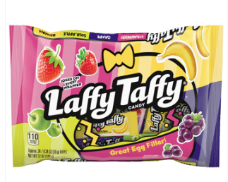(S8 - 12) Box - Easter - Laffy Taffy Assorted Mini Eggs 12oz (340g) x 1 Bag - SugarMarket.ca