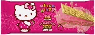 (S9 - 02) Box - TURKEY - HELLO KITTY - STRAWBERRY WAFER 100g x 34 Units - SugarMarket.ca