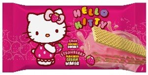 (S9 - 02) Box - TURKEY - HELLO KITTY - STRAWBERRY WAFER 40g x 24 Units - SugarMarket.ca