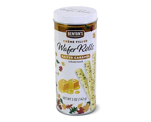 Single - Benton Creme Wafer Rolls - Salted Caramel 5oz (142g) x 1 unit