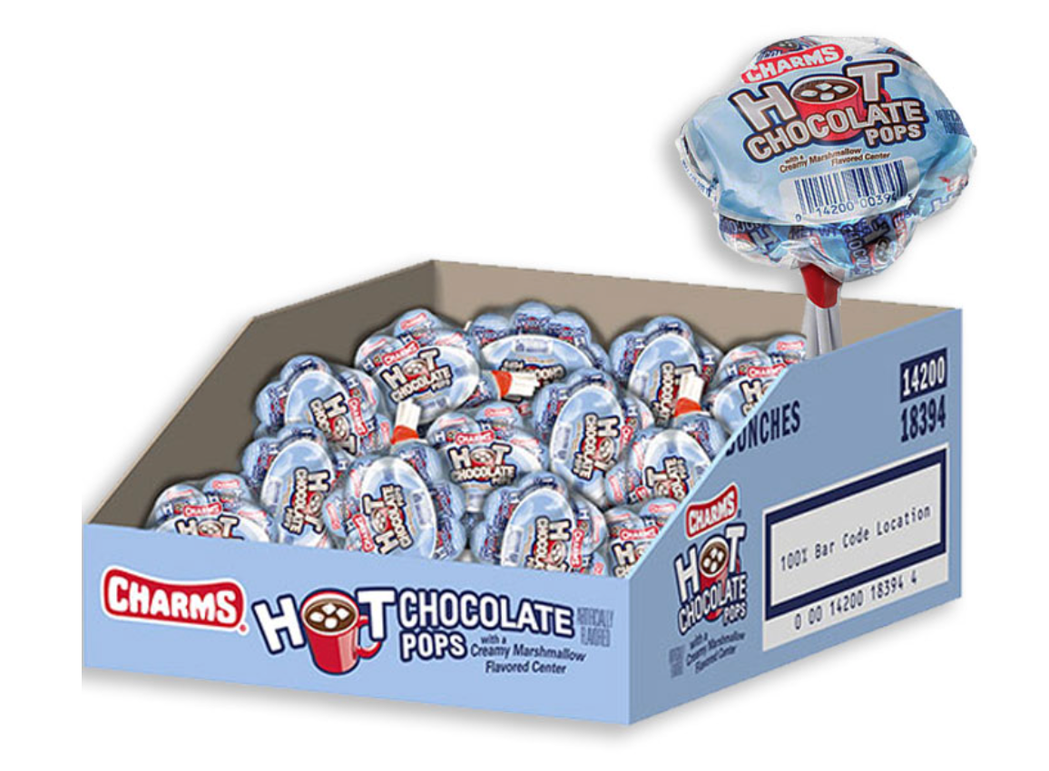 (S8-07) XMAS CHARMS HOT CHOCOLATE BUNCH POPS (7PK) - 3.85oz x 18 units
