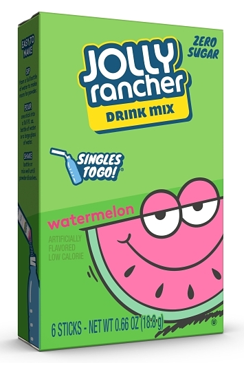 (S5-06) US - Drink Mix - Jolly Rancher - Watermelon (6 Pack) x 12 units