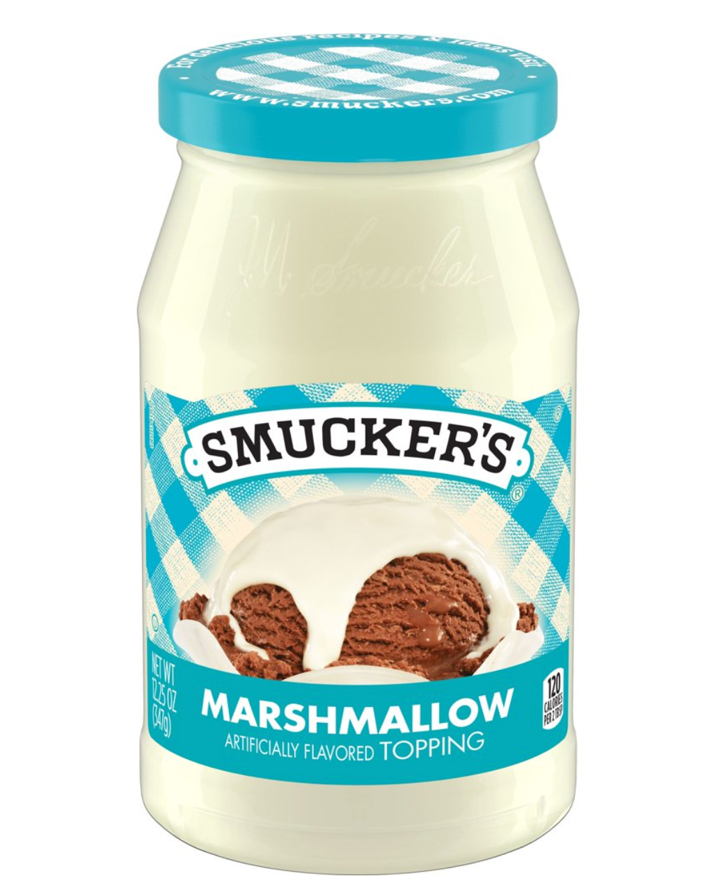 CASE - Smucker Jar - Ice Cream Topping - Marshmallow Flavoured 12.25oz (347g) x 6 Bottles