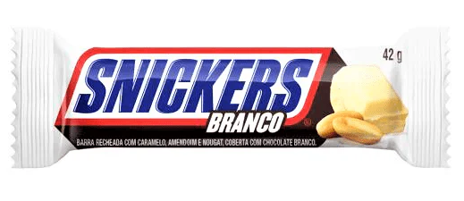 (S3-02) Brazil - Snickers - Branco - White Chocolate 42g x 20 Units