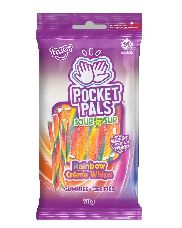 (S3-04) Huer - PEG 70g Bag - Rainbow Creme Whips - Sour x 12 units