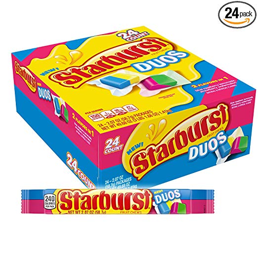 Starburst Duo Blue Raspberry Lemonade x 24 units