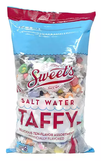 (S2-06) SWEET Salt Water Taffy 4LB (1.80KG) - Assorted X 1 BAG