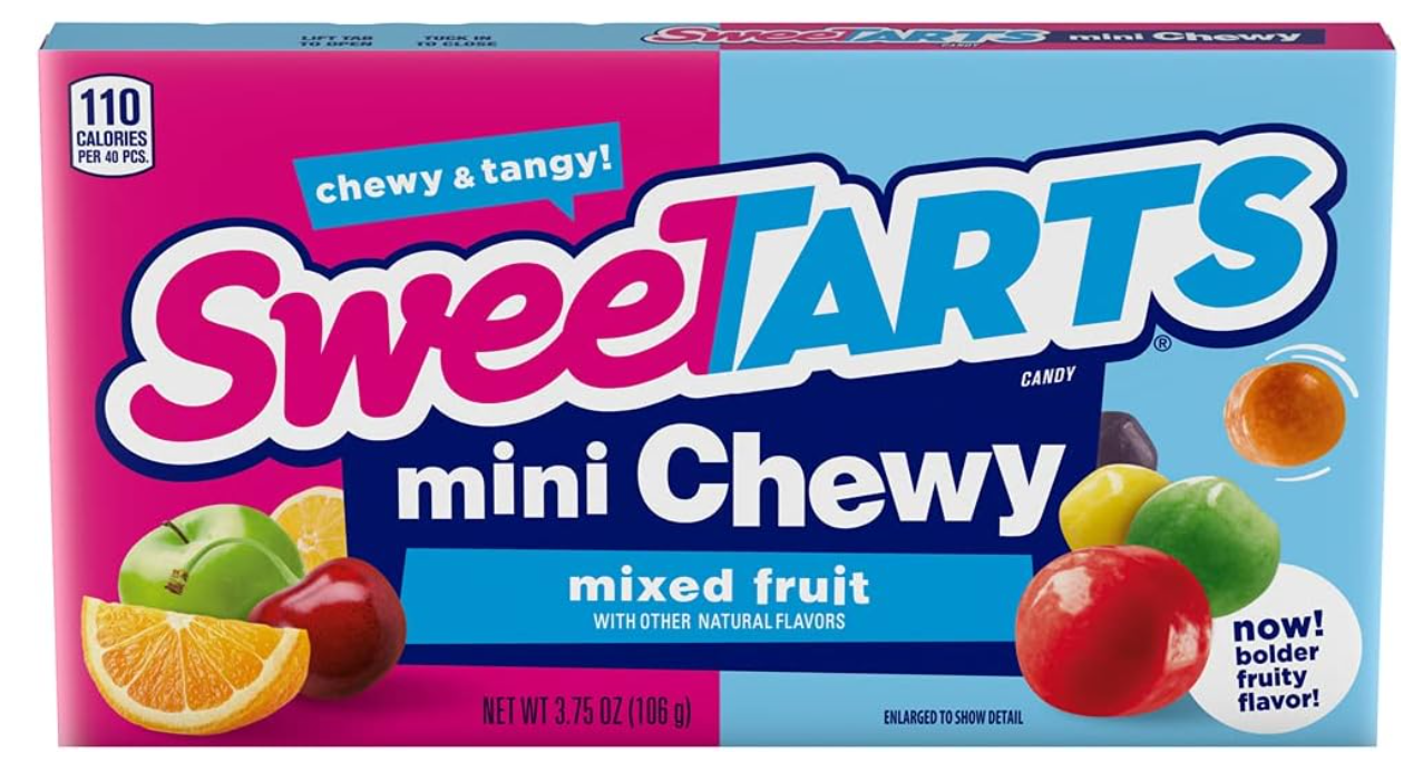 (S1-04) US - Theater Box WONKA Sweetart Mini Chewy x12 units
