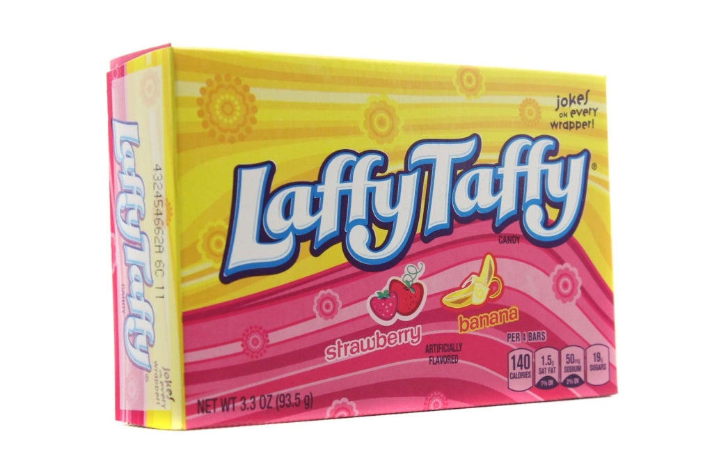 Theater Box – WONKA LAFFY TAFFY Banana Strawberry x 12 units