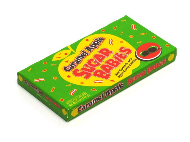 (S1-04) Theater Box - Charms Caramel Apple Sugar Babies 4.75oz x 12 units